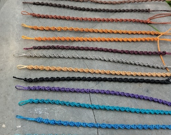 Friendship bracelet handmade waxed