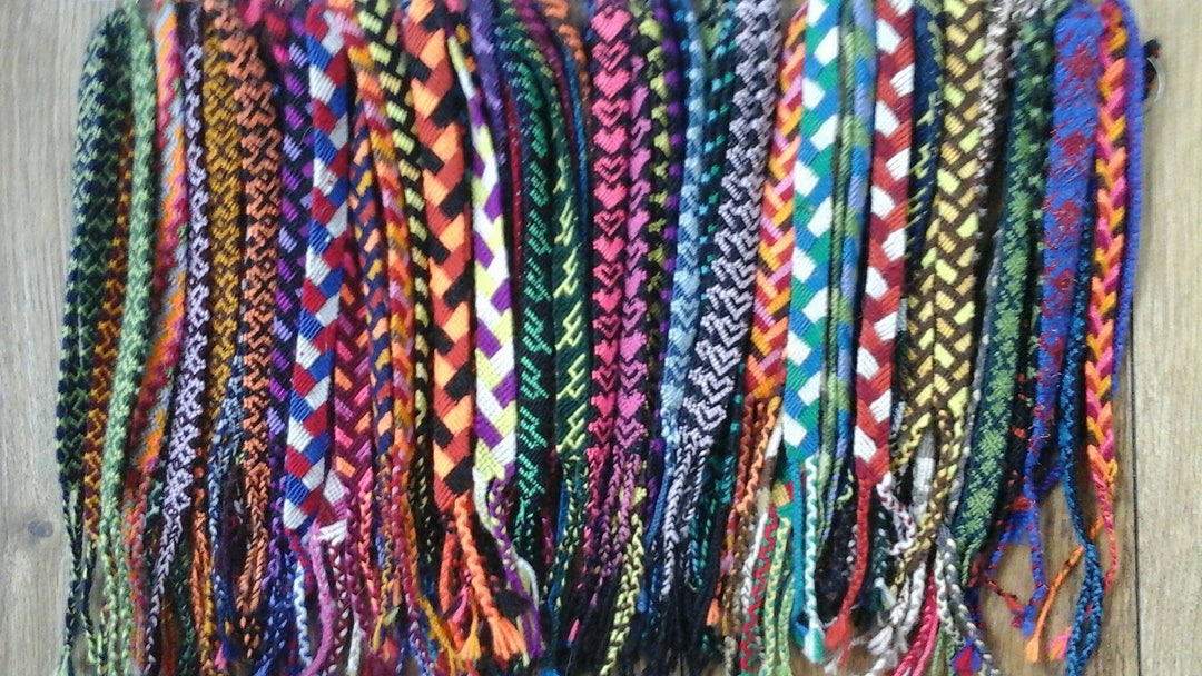 Wholesale Andean Friendship Bracelets Lot of 100 - Etsy