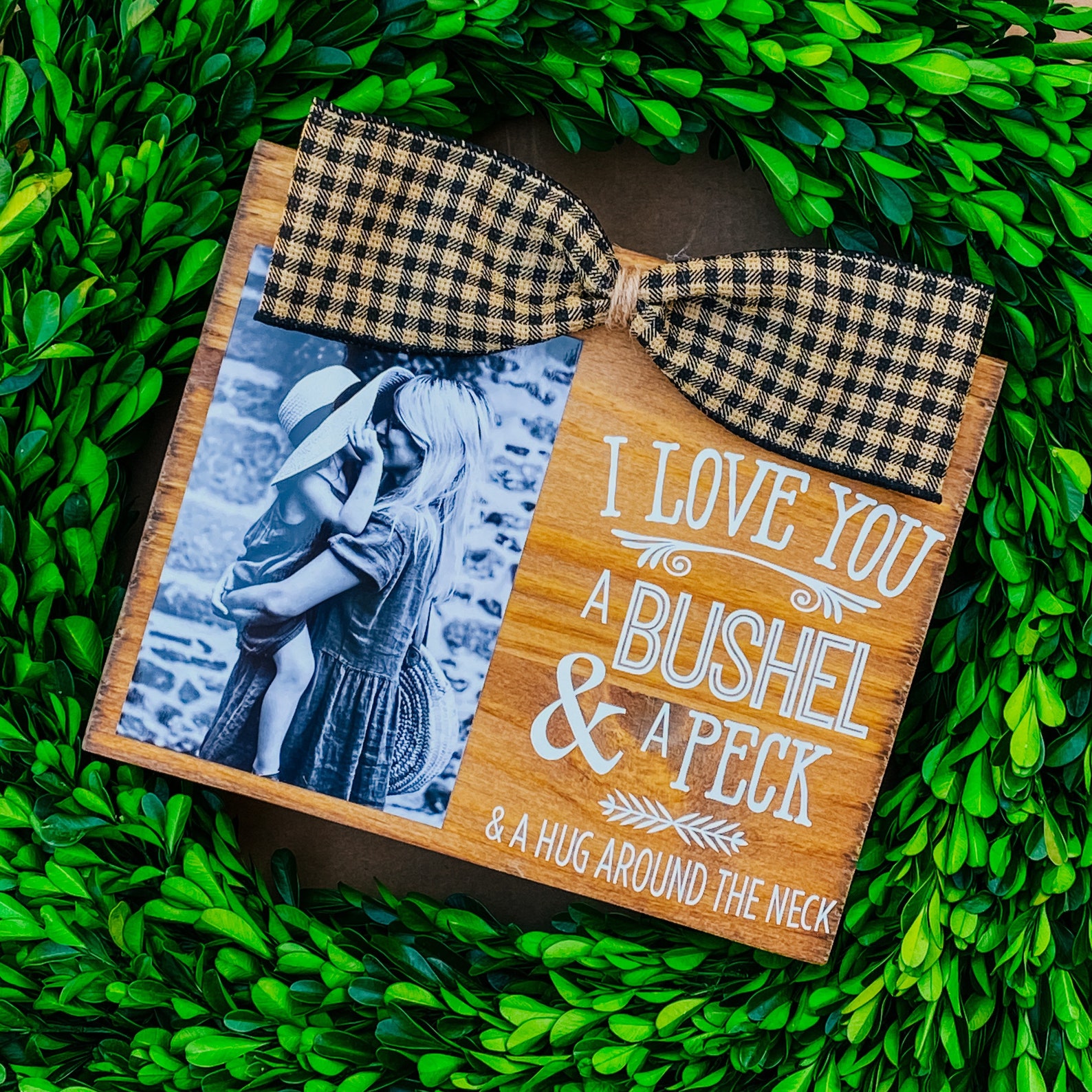 I Love You A Bushel And A Peck And a Hug Around the Neck/ Baby Etsy