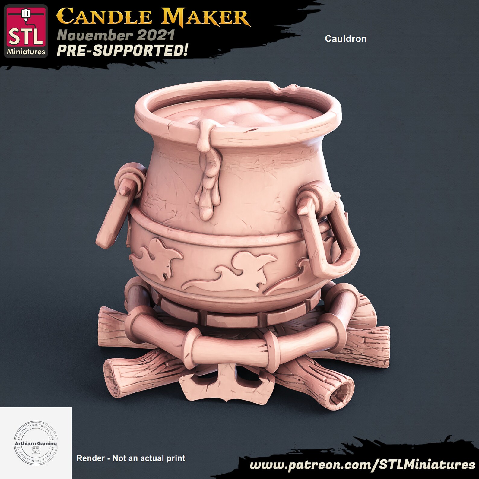 Candle Maker Set STL Miniatures DND Pathfinder RPG Etsy