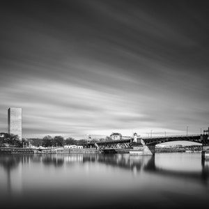Portland Oregon, Photograph, Fine Art, Burnside, PDX Photo, Wall Art, Cityscape, Black & White Photo, Pacific Northwest, Willamette River