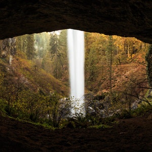 Waterfall Photo | Oregon | Silver Falls | Landscape Photography | Pacific Northwest | Wall Decor | Fine Art