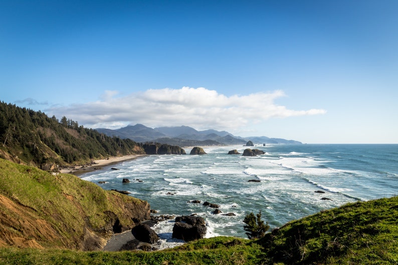 Oregon Coast Photography, Ecola State Park, Goonies, Cannon Beach Print