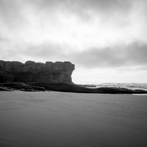 Oregon Coast Photography, Landscape Photograph, Wall Decor, Pacific Northwest, Black and White, Fine Art Print, Devils Punchbowl, Tide Pool