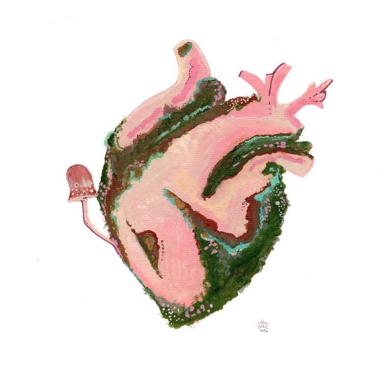 Moss Heart Fine Art Print image 3