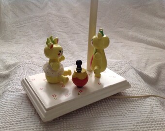 Judy Origials Teddy Bear wooden lamp