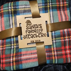 Personalized Blanket tag