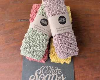 Face Cloth Handmade with Organic Cotton