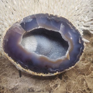 4.6 lb Agate Geode - Geode - Quartz Geode - Polished Geode Half - Crystal Geode - Agate - Natural Agate - Natural - Geodes -large