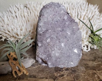Amethyst Cluster Lamp: Natural Crystal Geode Night Light