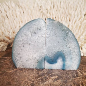 Agate Bookends - Bookends - Bookend - Book End - Geode - Rock Bookends - Quartz Bookend - Crystal Bookends - Quartz - Crystal - Agate