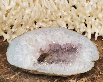 Geode - Amethyst Geode - Quartz Geode - Polished Geode Half - Crystal Geode - Agate - Amethyst - Natural - Geodes  - Large - Decor