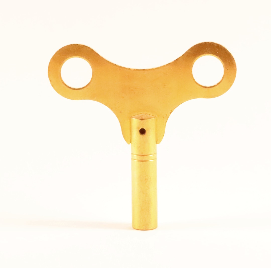Clock Winding Key Winder Solid Brass Sizes From 2.25 Mm to 6.25 Mm Size 0 to 16 for Mechanical