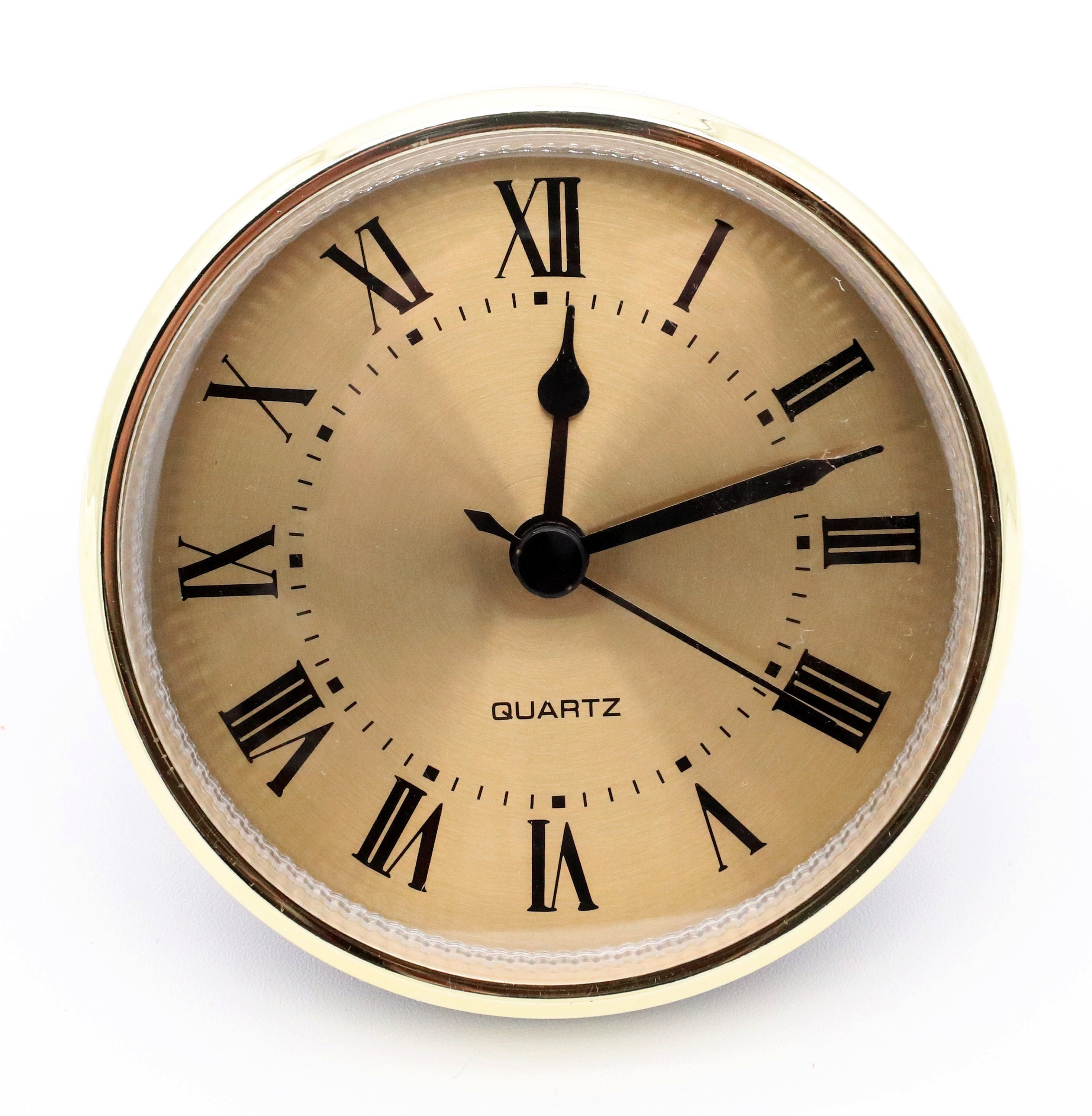 Trunk Table Clock, Quartz, 80mm, Steel, Monogram - Watches