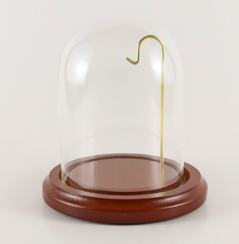 3 X 4 Glass Pocket Watch Display Dome With Hook Etsy