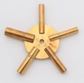 Universal Clock Winding Key Winder Even Numbers 5 Prong Sizes 2 4 6 8 10