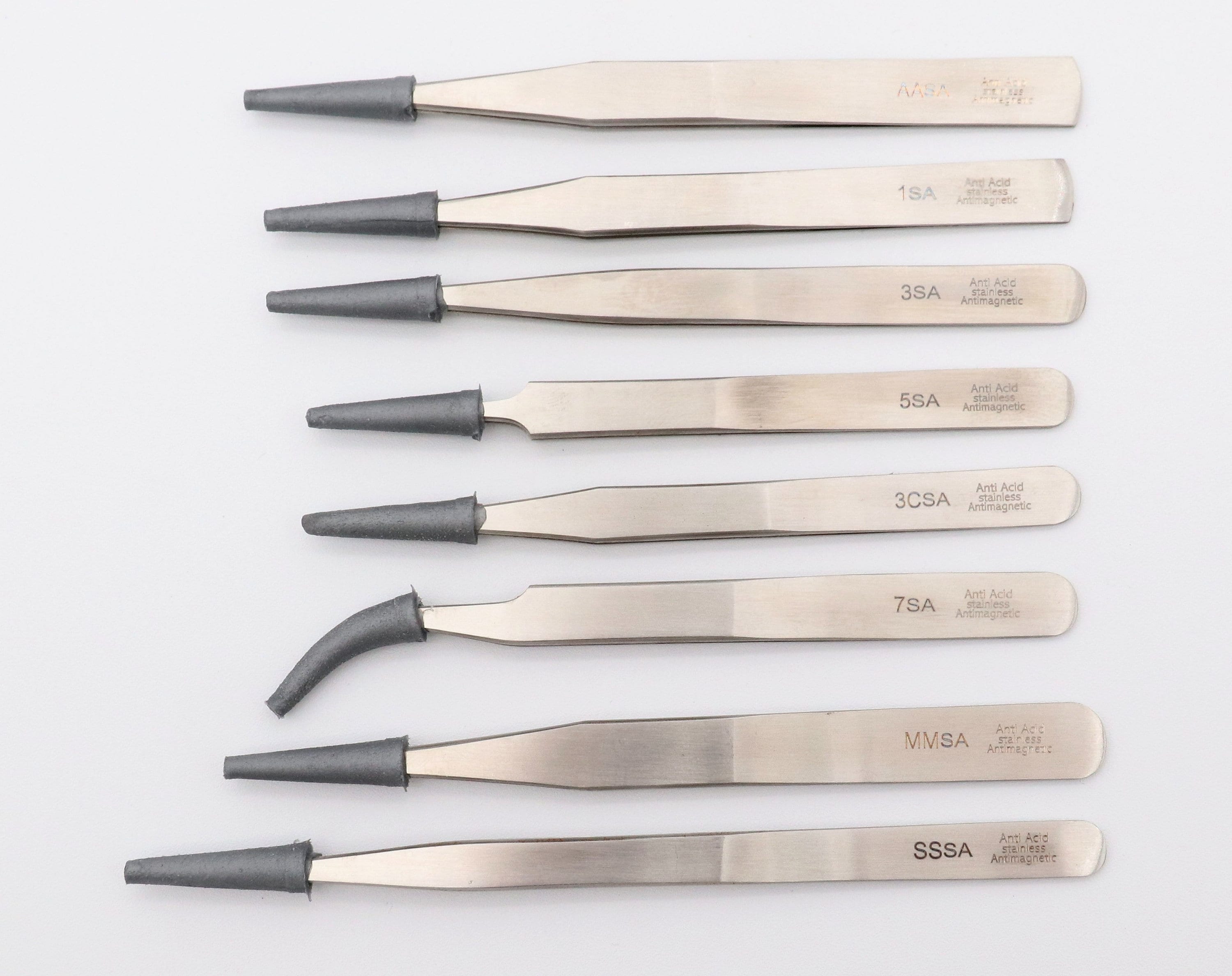 Set Da 4 Pinzette Speciali Per Orologiaio S1 Deluxe