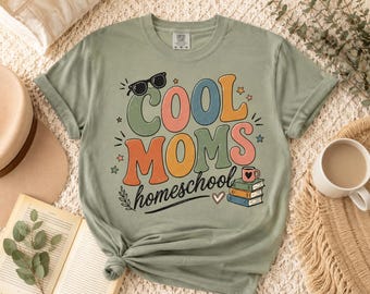 T-shirt graphique pour mamans qui font l'école à la maison (Téléchargement numérique)