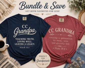 LOT - Modèle de t-shirt CC Grand-parent (Téléchargement numérique PNG)