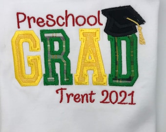 Preschool Grad Shirt- any year/colors