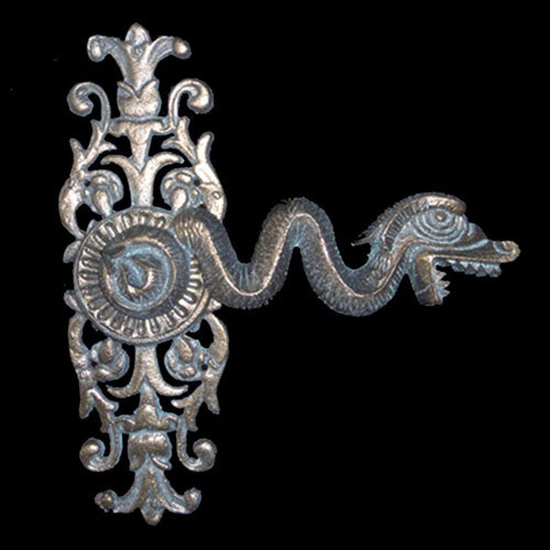 Haunted Mansion Serpent Door Handle And Door Plate Replica