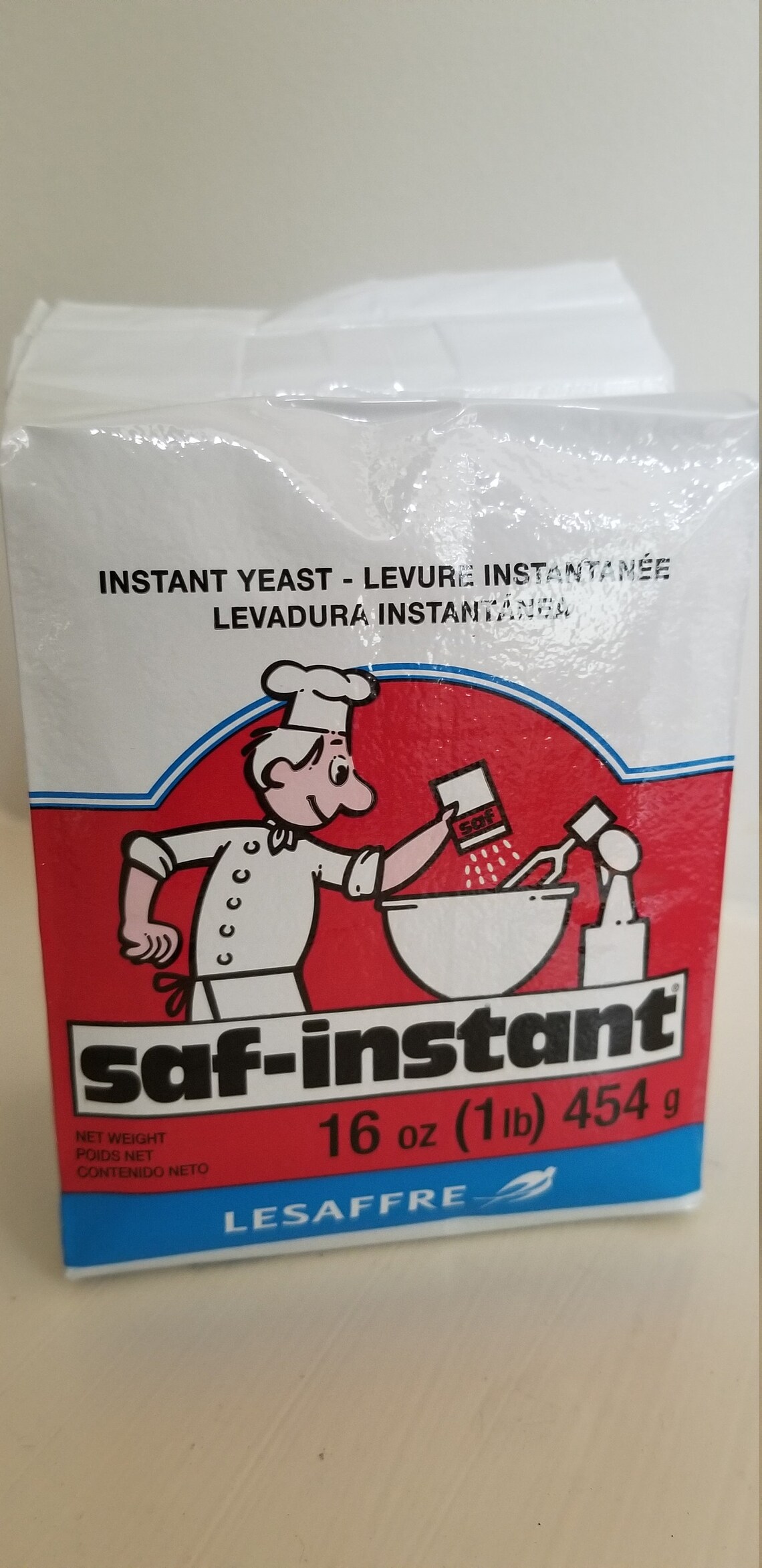 SAF Instant Active Dry Bakers Yeast 16 oz. 1 Lb Exp APRIL Etsy