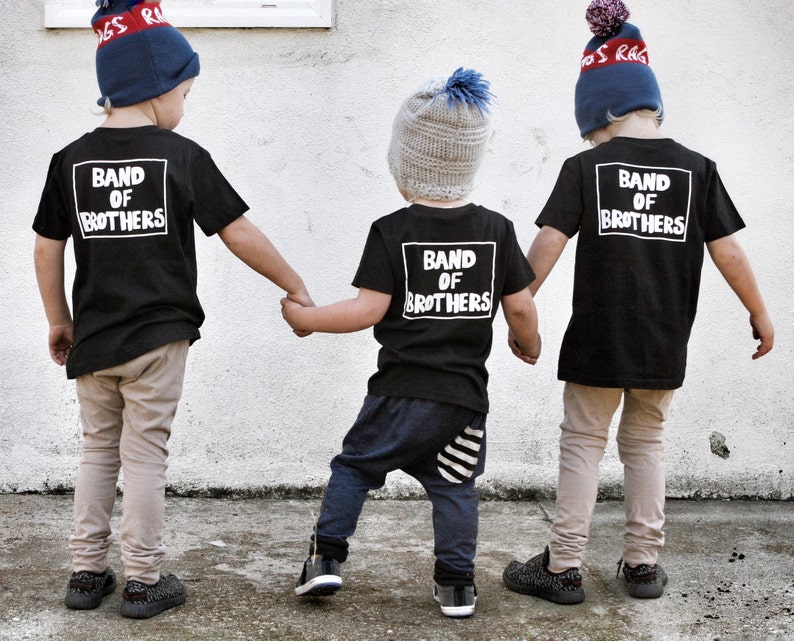 pregnancy announcement gender reveal big brother shirt sibling shirt Band of Brothers tshirt brother tshirt little brother shirt