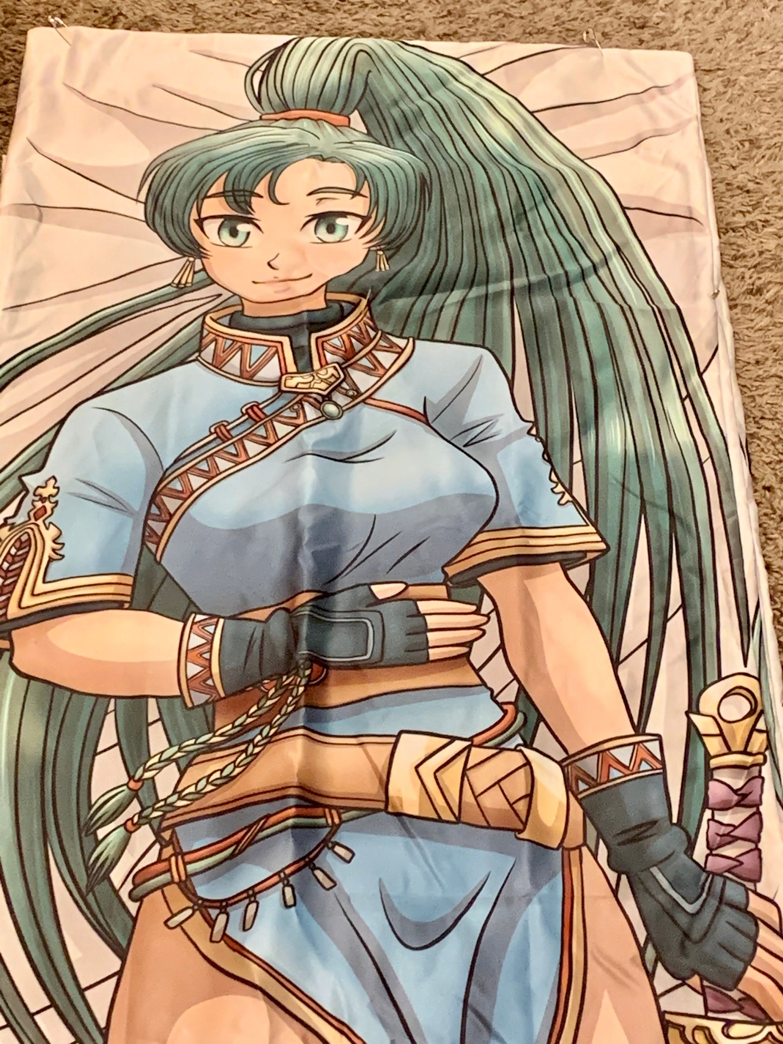 Lyn Dakimakura body pillow peach skin fabric fire emblem Etsy