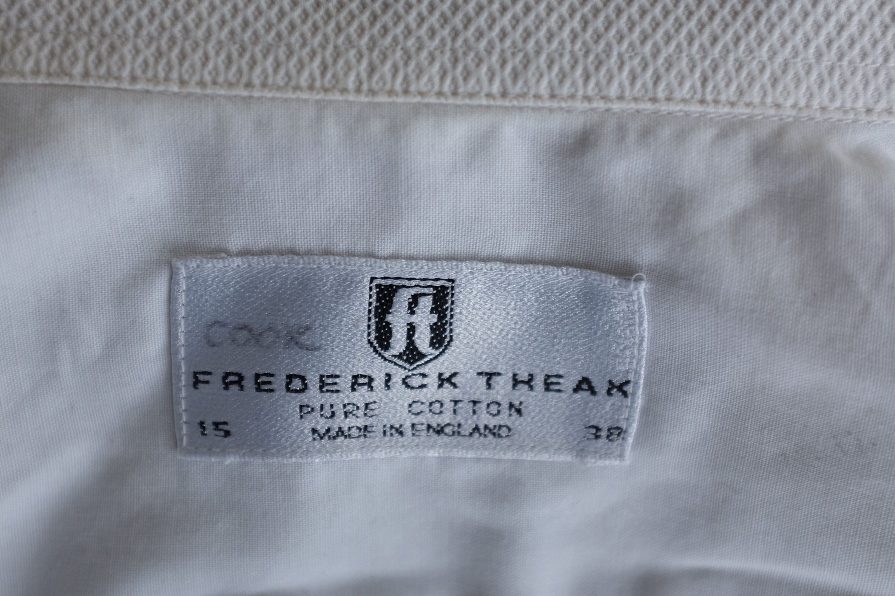 High Quality English White Shirt by Frederick Theak | Etsy