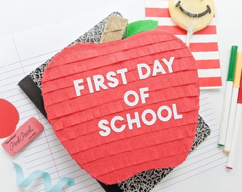 Apple Pinata | First Day of School Decor, Teacher Gift