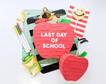 Apple Mini Pinata | First Day of School Decor