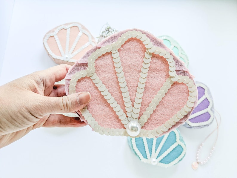Shell Pinata Pastel Seashell Mini Pinata | Mermaid Party Favor - Etsy