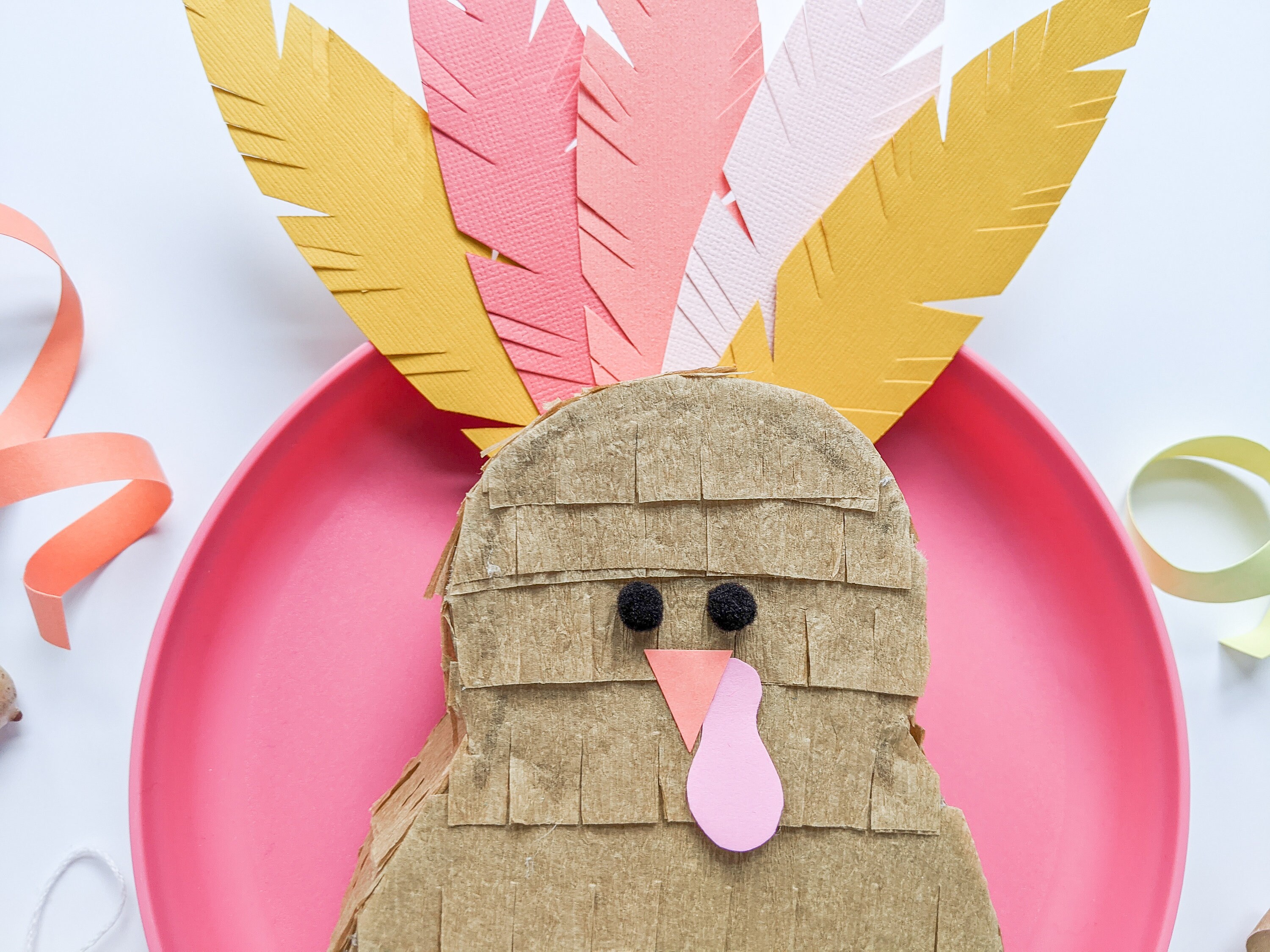 Girly boho Thanksgiving turkey mini pinata ONE pinata | Etsy