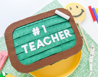 Mini Chalkboard Pinata Teacher Gift | Back to School Decor