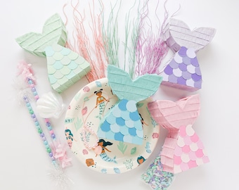 Pastel Mermaid Tail Pinata | Under the Sea Party Favor