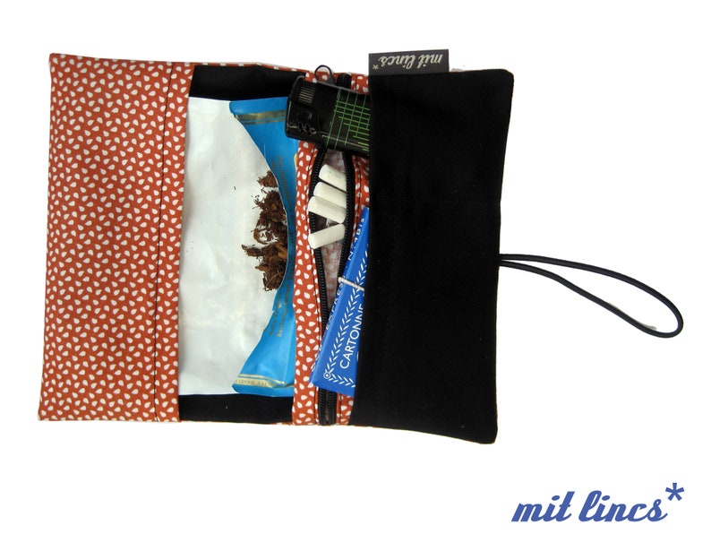 Tobacco pouch with drops motif image 6
