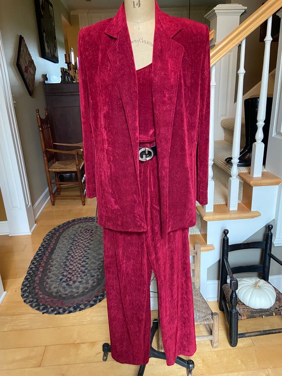 Vintage Criscione New York 3 Piece Pant Suit Forma