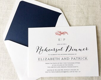 nautical rehearsal etsy