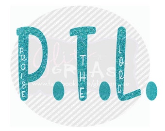 Praise The Lord SVG: Christian Cut File (Digital Download)