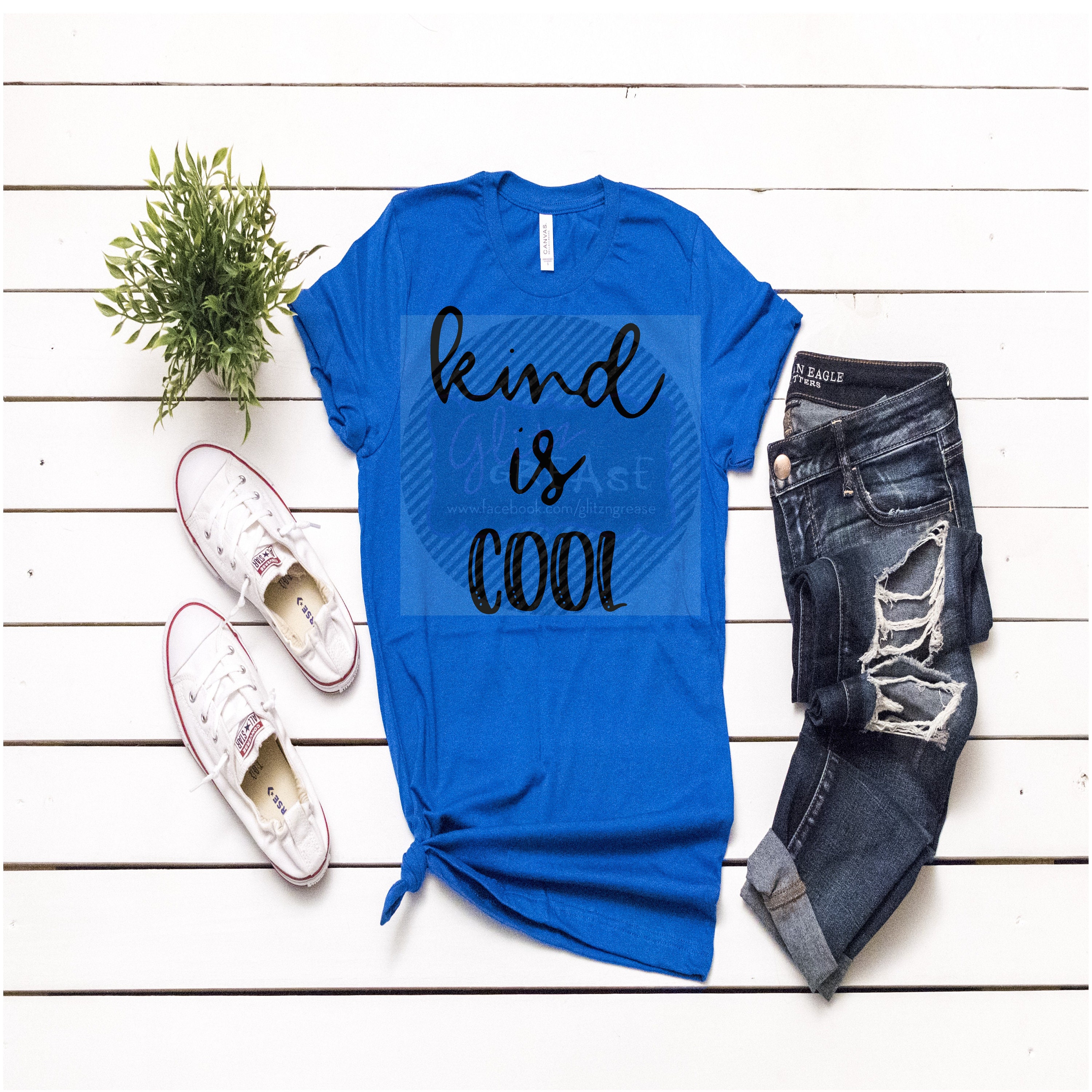 Kind is Cool Svg Png Jpeg Pdf Dxf Silhouette Cricut Etsy Ireland