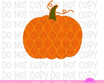 Citrouille quadrilobe PNG : graphique Halloween (téléchargement numérique)