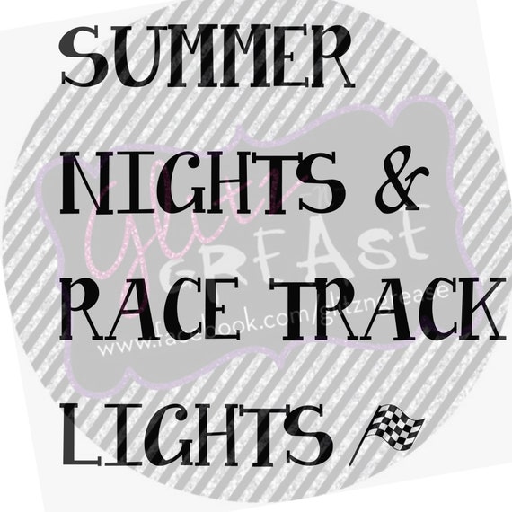 Download Summer Nights And Race Track Lights Svg Dxf Eps Png Etsy