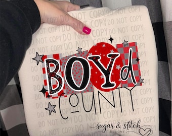 Comté de Boyd, PNG, motif mixte County Pride Design