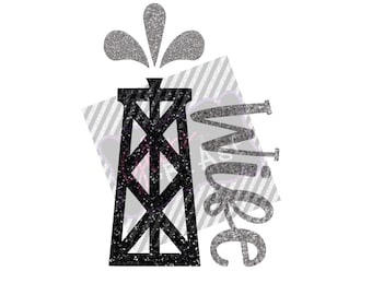 Oilfield Wife SVG, DXF, PNG: Cutting File