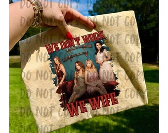 Hunting Wives PNG : Western Cowgirl Sublimation Design (téléchargement numérique)