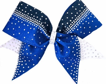 Pristine Cheerleading Hair Bow-Custom Cheerleading Bows-Made To Order-Cheerleading Bow