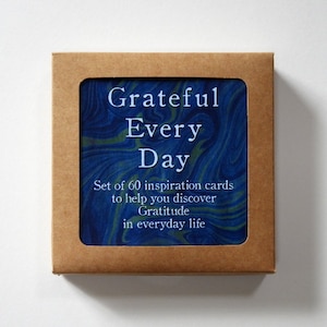 Grateful Every Day Inspiration Cards Set of 60 Gratitude cards image 4