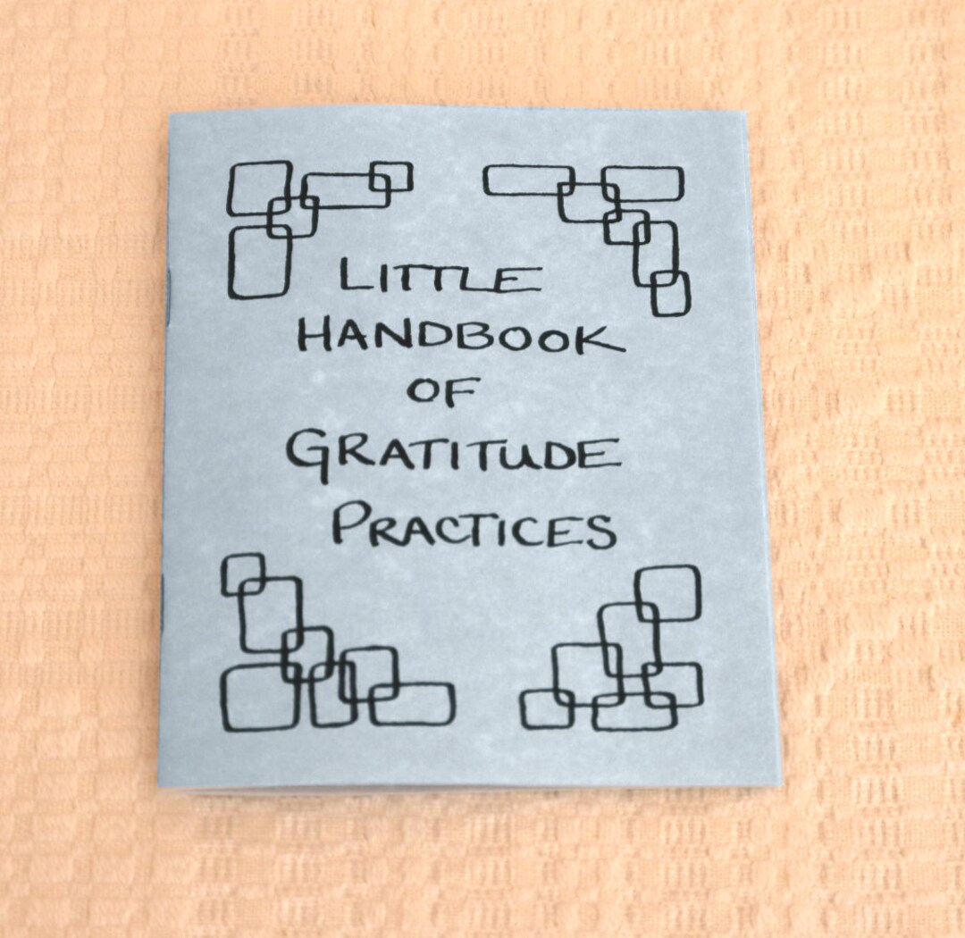 Little Handbook of Gratitude Practices Hand-drawn Inspiration Booklet ...