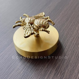 Bee Hook Solid Brass Hook Gold Metal Hanger Decorative Hanger Hook (BS-C-1098)