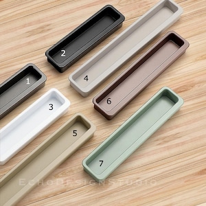 Zinc Alloy Concealed Pull Handle: Modern Cabinet Door Hardware (BS-C-441)